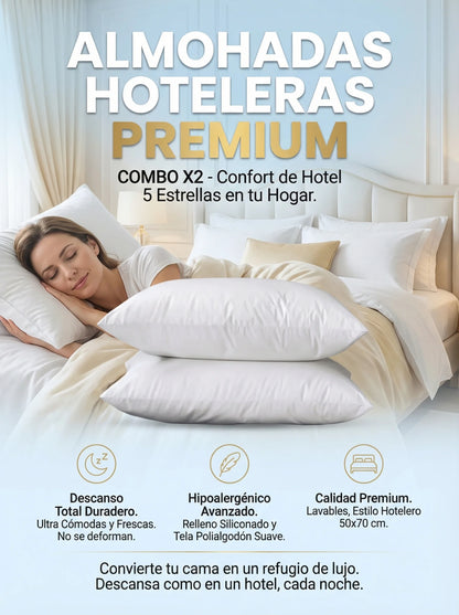 Set de Almohadas Hoteleras