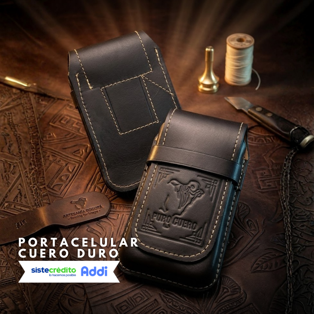 Portacelular | Cuero Duro