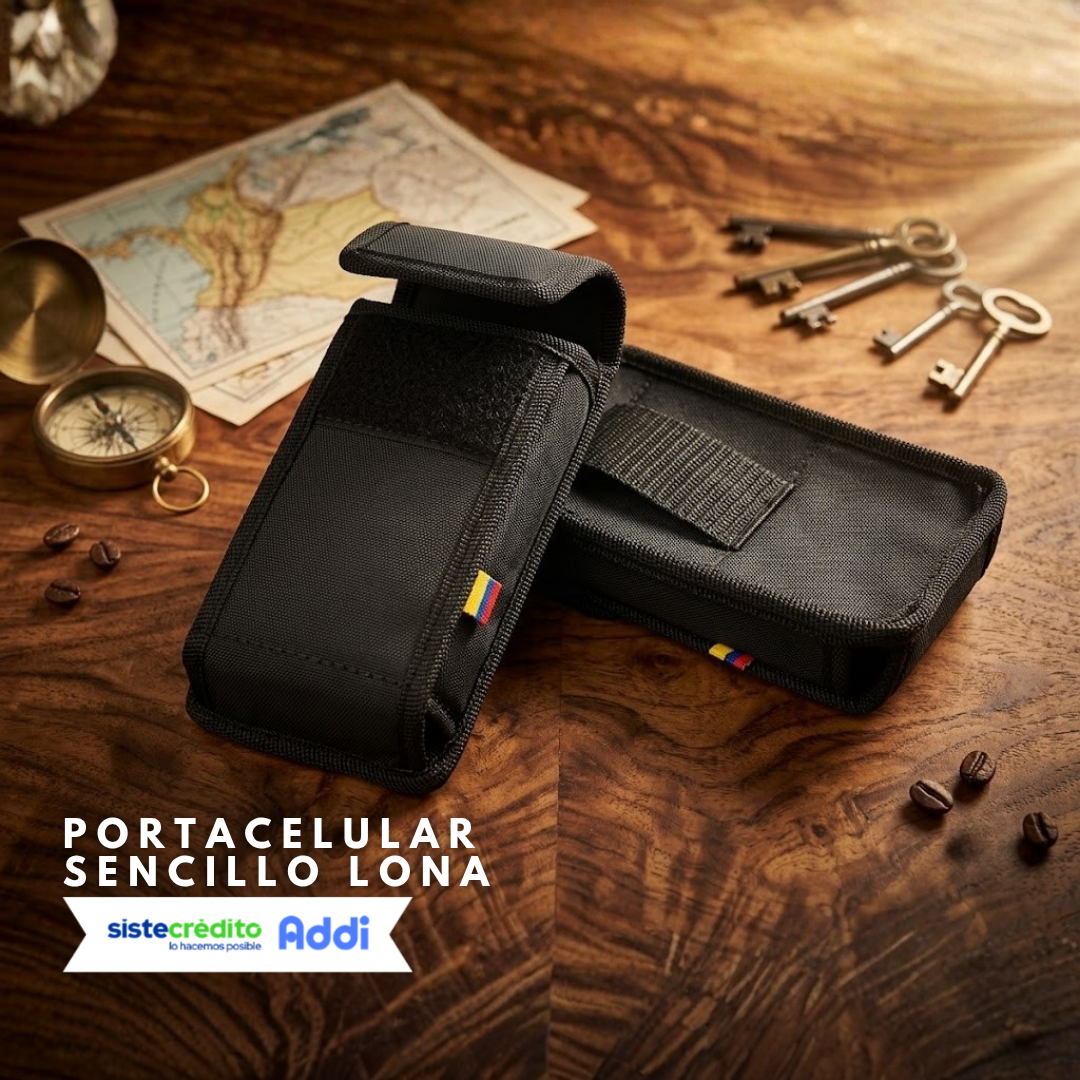 Portacelulares | Cuero y Lona