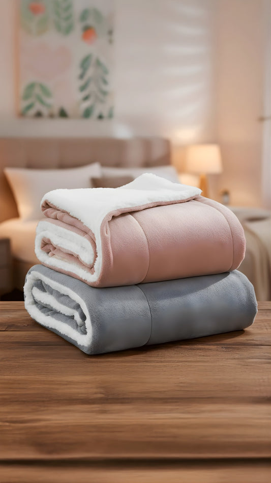 Cobertor para Bebé Doble Faz Ultra Suave