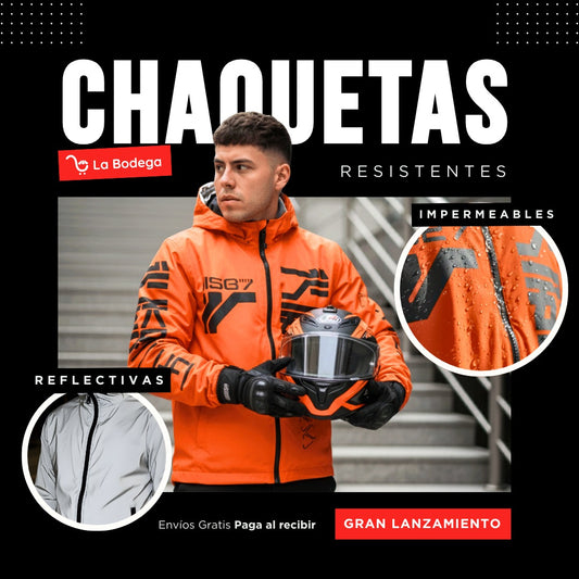 chaqueta motera