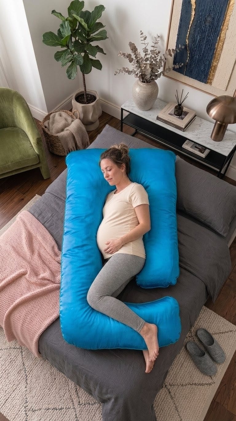 ALMOHADA EMBARAZO TIPO O - SEDA