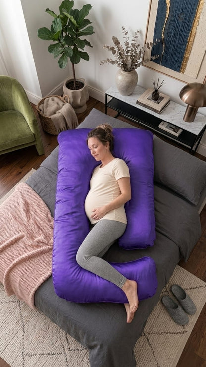 ALMOHADA EMBARAZO TIPO O - SEDA
