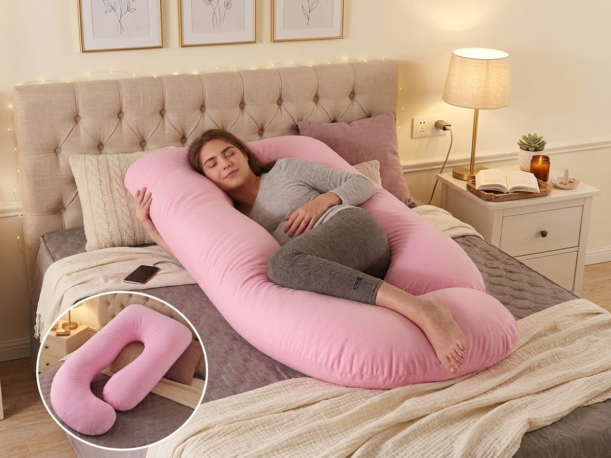 ALMOHADA EMBARAZO TIPO O - SEDA