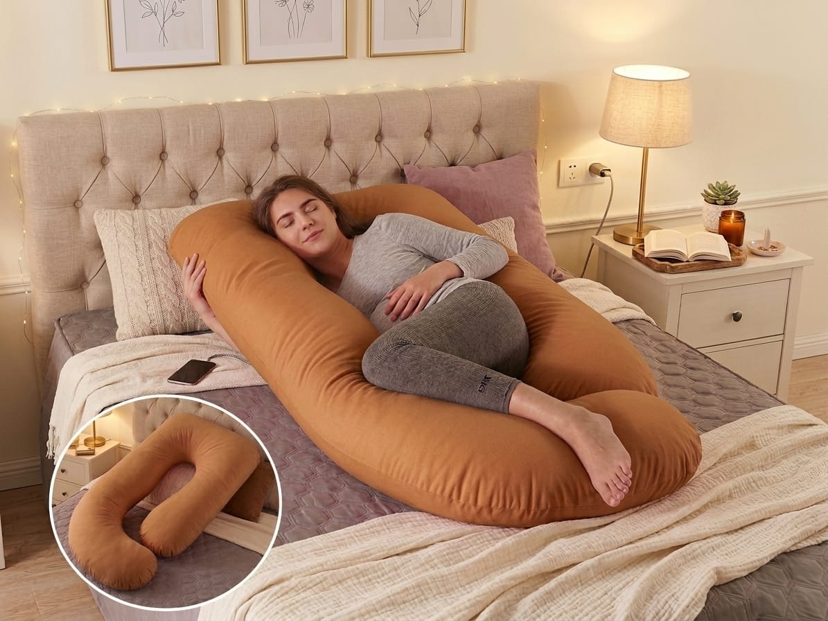ALMOHADA EMBARAZO TIPO O - SEDA