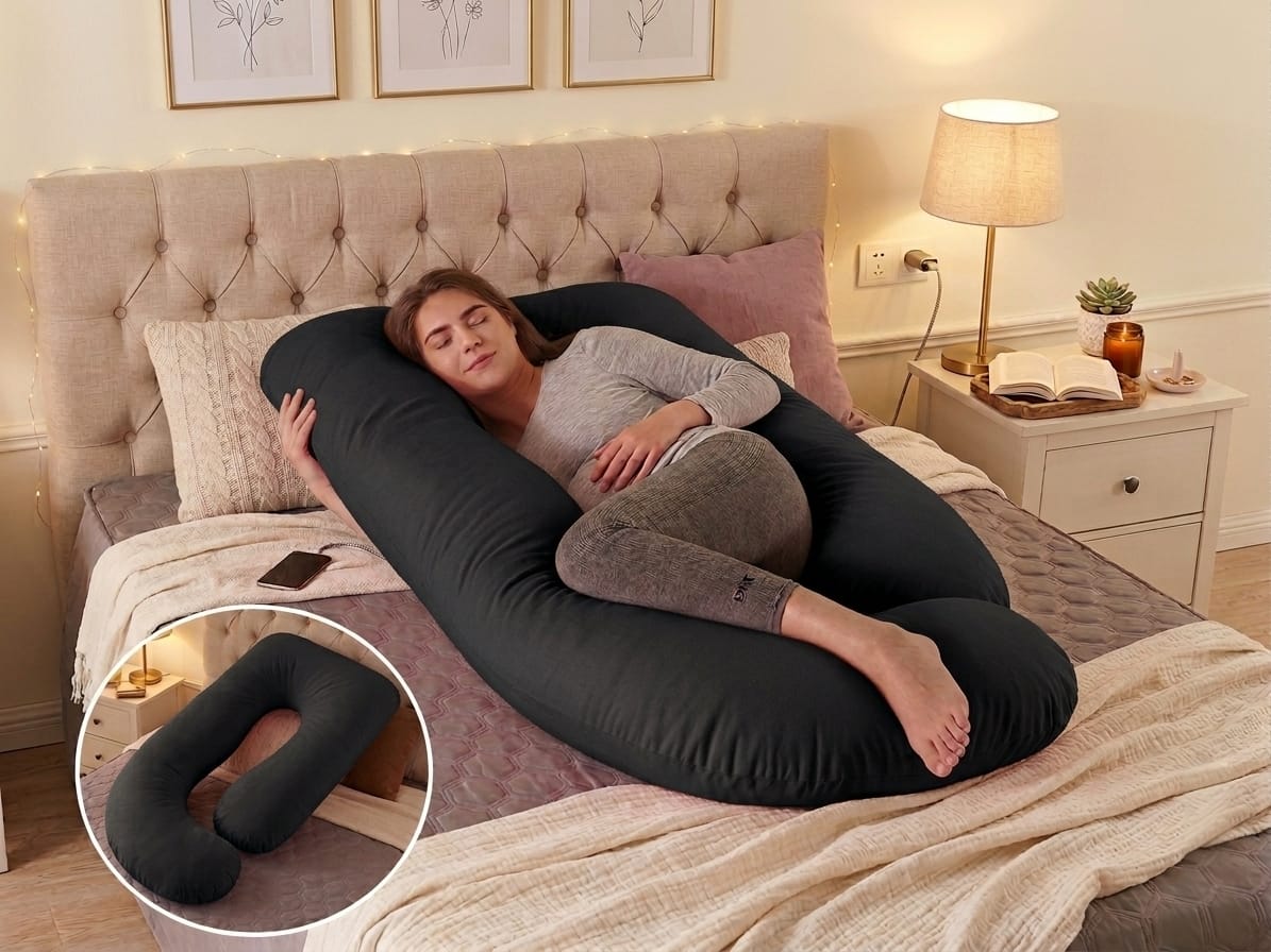 ALMOHADA EMBARAZO TIPO O - SEDA
